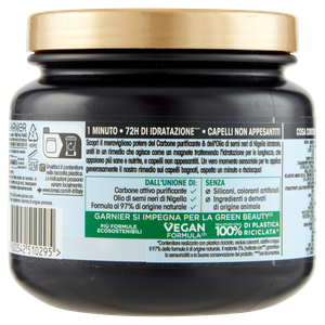 Maschera Capelli Carbone Ultradolce Garnier - Foto 3