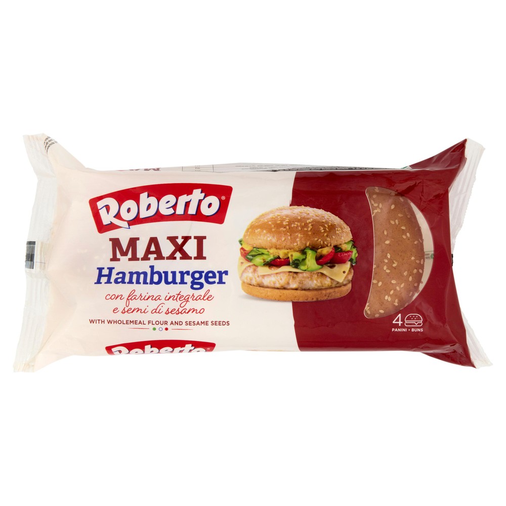 Maxi Hamburger Con Sesamo Integrale Roberto - Foto 1