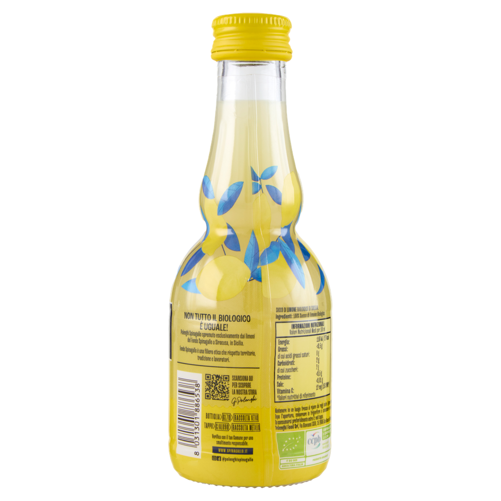 Succo Di Limone Biologico Di Sicilia Spinagallo Polenghi - Foto 3