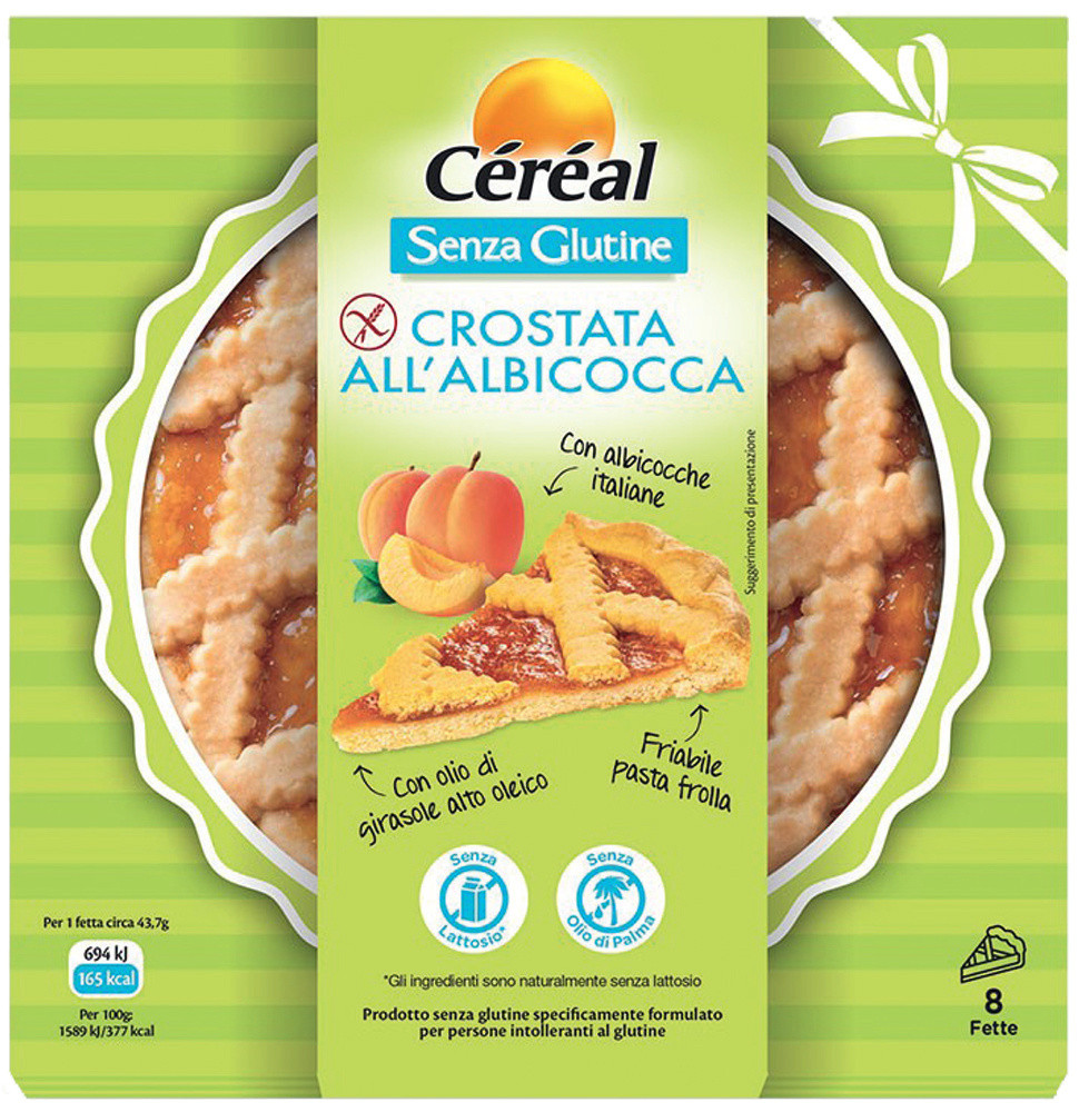 Crostata Albicocca Senza Glutine Cereal - Foto 1
