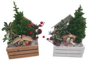 Composizione Legno Nativita' - Foto 1