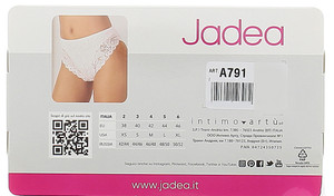 Slip Donna Con Pizzo Taglia 4 Bianco Jadea - Foto 3