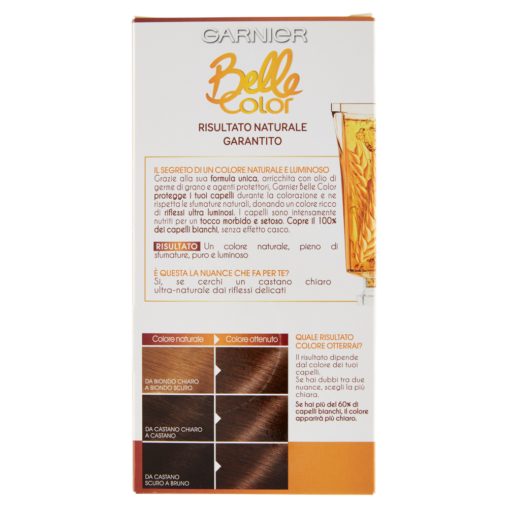 Colorazione Per Capelli 20 Castano Chiaro Naturale Belle Color Garnier - Foto 3