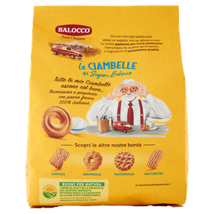 Biscotti Frollini Ciambelle Con Panna Fresca Senza Conservanti Balocco - Foto 3