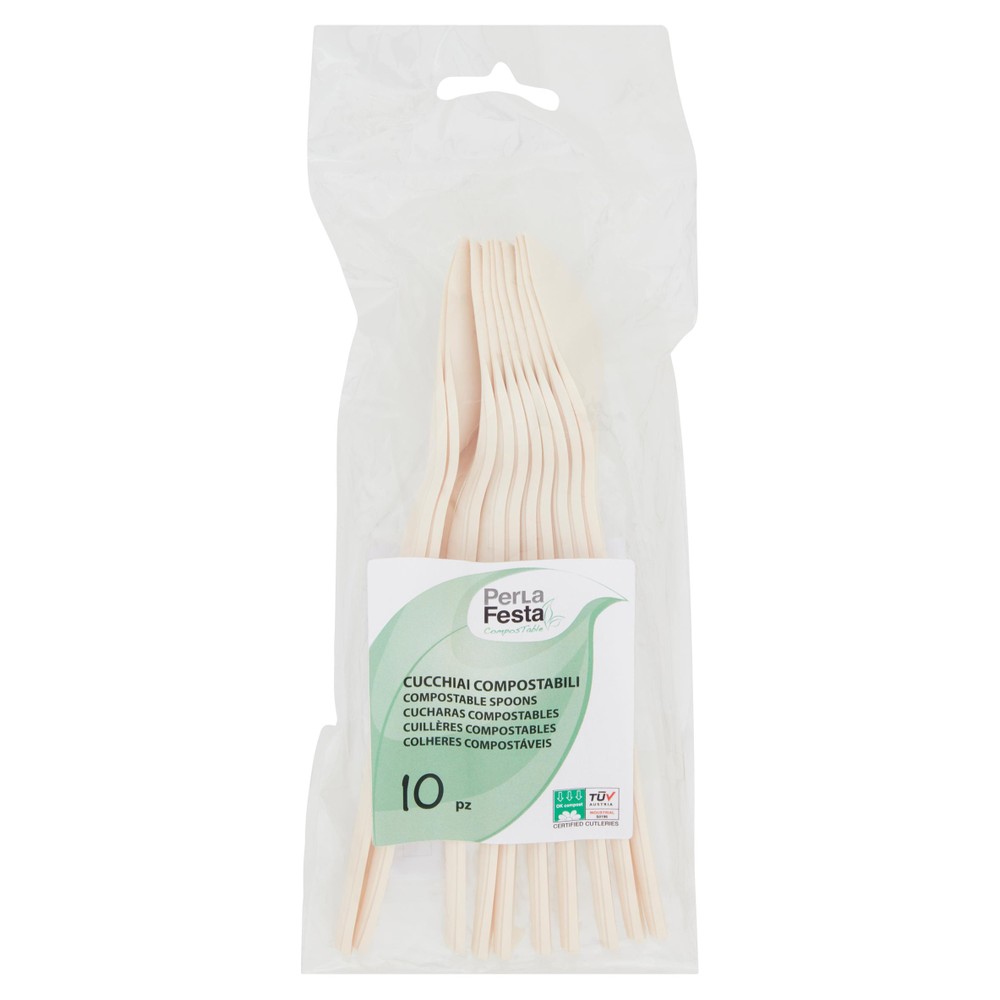 10 Cucchiai Natural Compostabili - Foto 1