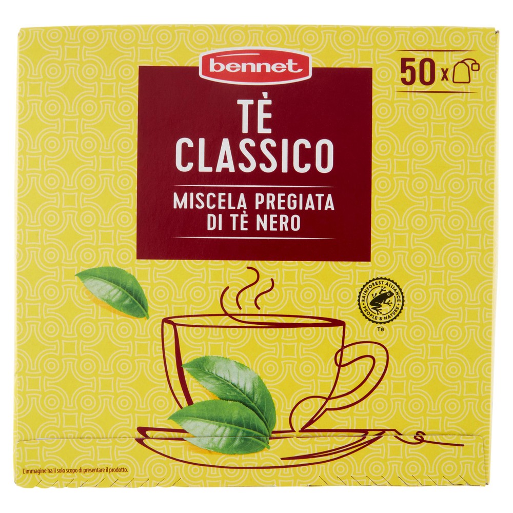 Tè Nero Classico In Bustine 50x1,5g Bennet - Foto 1