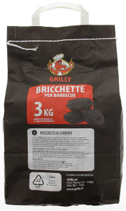 Bricchette Per Barbecue Fsc Grilly Kg.3 - Foto 2