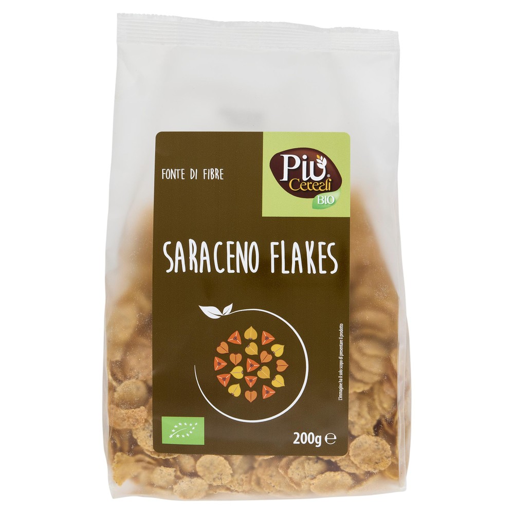 Grano Saraceno Flakes Piu' Cereali Bio - Foto 1