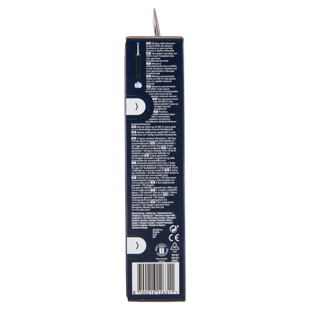 Spazzolino Vitalitiy Pw Pro Black Sensitive Oral-B - Foto 2