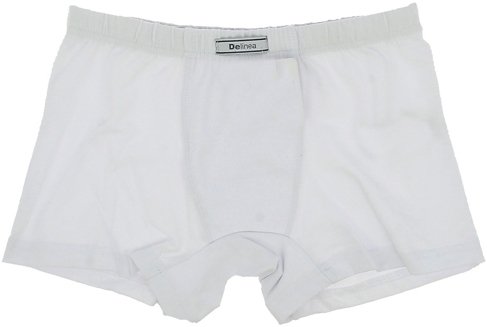Boxer Bambino 2/3 Bianco Con Elastico Ricoperto Delinea