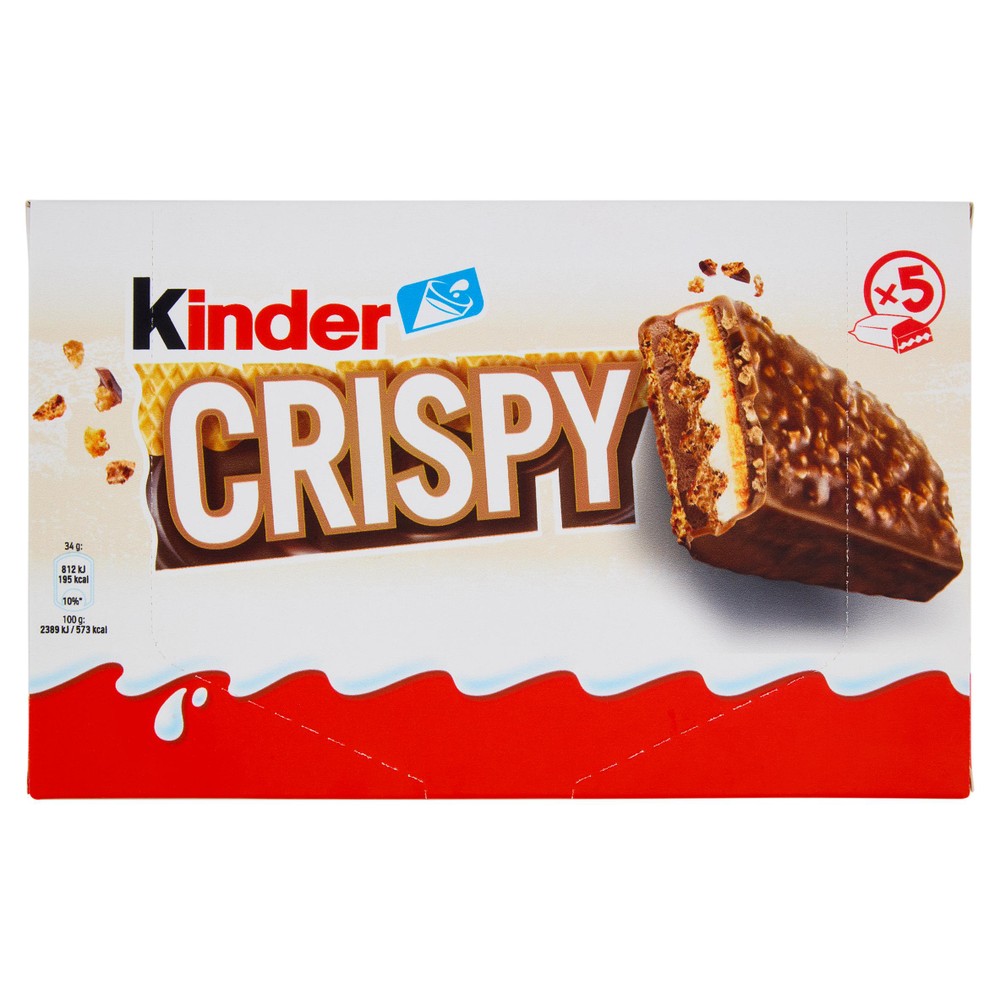 Wafer Ripieni Cacao, Nocciola, Latte-Cacao E Latte Crispy 5 X 34g - Foto 1