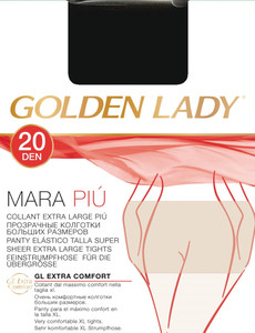 Collant Mara Piu' Tg XXL Nero 20 Denari Golden Lady - Foto 1