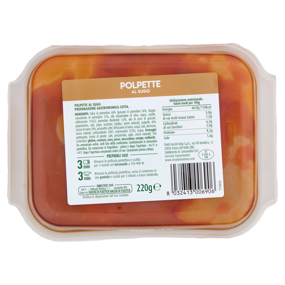 Polpette Al Sugo Viva La Mamma - Foto 3