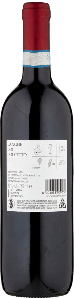 Dolcetto Langhe Doc Cantina Clavesana - Foto 3
