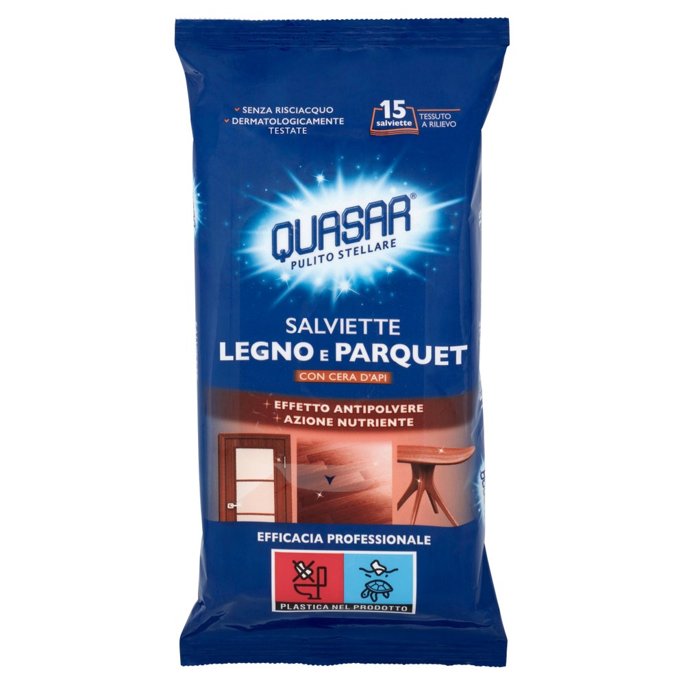 Salviette Detergenti Legno E Parquet Quasar