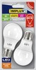 2 Lampadine A Led A Goccia 60we27 Luce Calda Implux