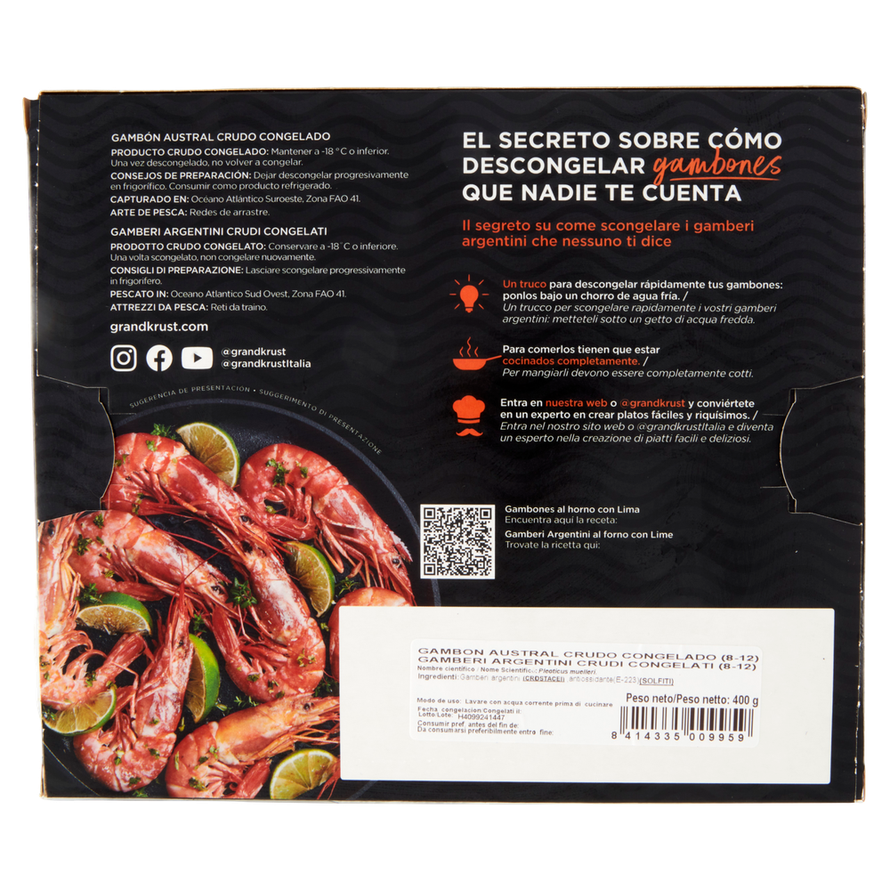 Gamberi Argentini Interi Congelati Grand Krust - Foto 3