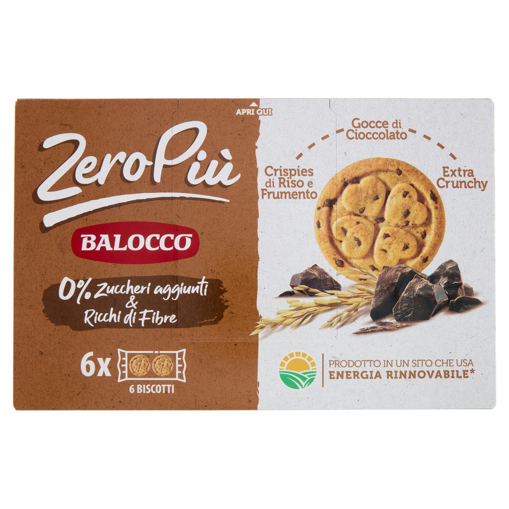 Biscotti Zero Piu'gocce Senza Zucchero Balocco - Foto 1