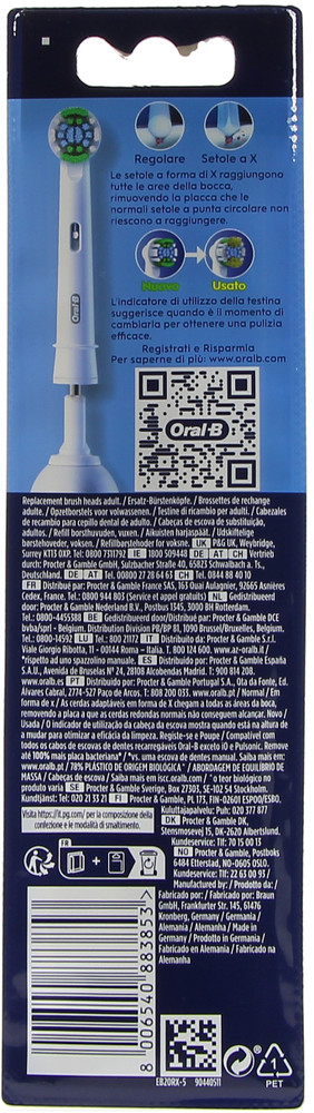 5 Testine Ricambio Precision Oral-B - Foto 2