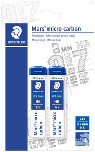2 Tubetti 12 Mine Cad. Mars Micro Carbon 0,7 Hb - Foto 1