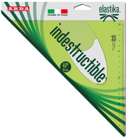 Squadra 45 ° Elastika Cm . 20 Punte Arrotondate Di Sicurezza Squadra 45 ° Elastika Cm . 20 Punte Arrotondate Di Sicurezza