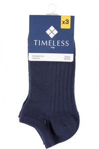 Minicalze Donna 36/38 Blu Notte Conf Da 3 Timeless - Foto 1