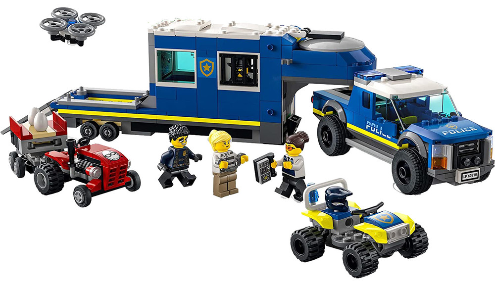 Camion Centro Comando Della Polizia Lego City Police +6 Anni