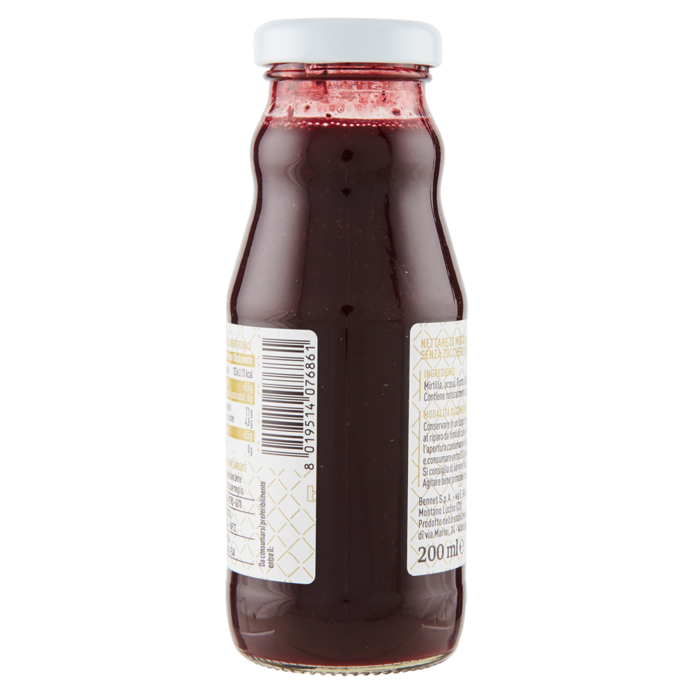 Nettare Mirtillo Senza Zucchero Selezione Gourmet Bennet - Foto 3