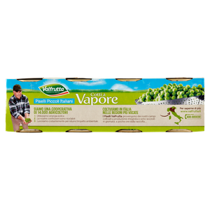 Piselli Piccoli Italiani Cotti A Vapore 4x140g Valfrutta - Foto 3