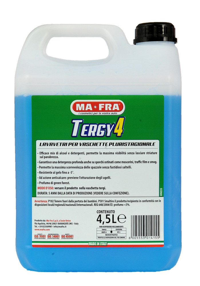 Liquido Lavavetro Pluristagionale Tergy4 Mafra 4,5l - Foto 2