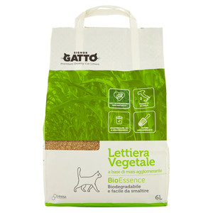 Lettiera Per Gatti Vegetale In Mais Signor Gatto - Foto 1