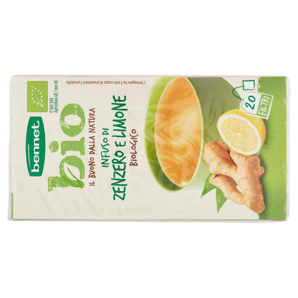 Infuso Allo Zenzero E Limone Biologici 20x2g Filtri Bennet Bio - Foto 3