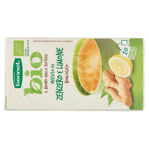 Infuso Allo Zenzero E Limone Biologici 20x2g Filtri Bennet Bio - Foto 3