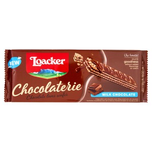 Wafer Chocolaterie Al Cioccolato Al Latte Con Crema Loacker - Foto 1