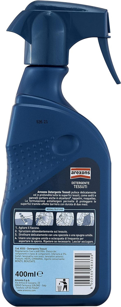 Detergente Tessuti Antiacari Antiallergeni 400ml Arexons - Foto 2