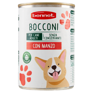 Alimento Umido Per Cani Bocconcini Al Manzo Bennet - Foto 3