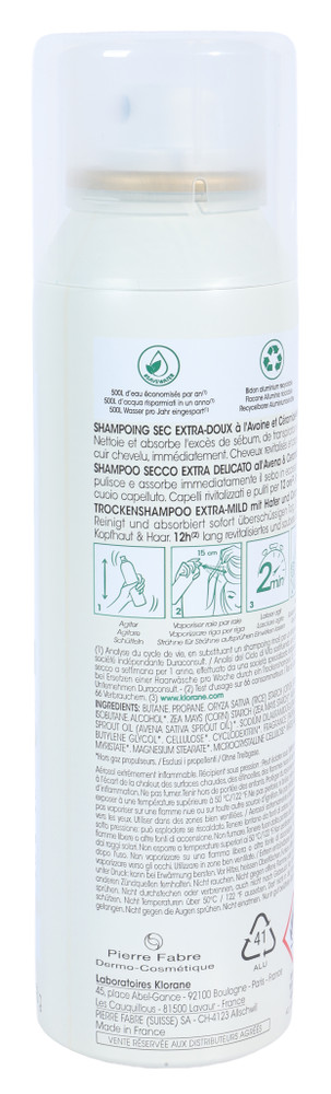 Klorane Shampoo Secco Latte Di Avena - Foto 2