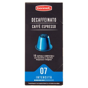 Caffè Espresso Dek In Capsule Compatibili Nespresso 10pz Bennet - Foto 1