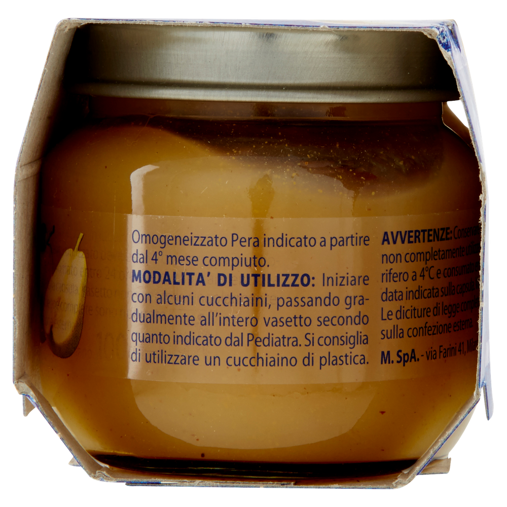 Omogeneizzato Frutta Dal 4° Mese Di Pera 2x100g Mellin - Foto 2