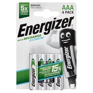 4 Pile Ministilo Aaa Extreme Precaricate 800 Mah Energizer