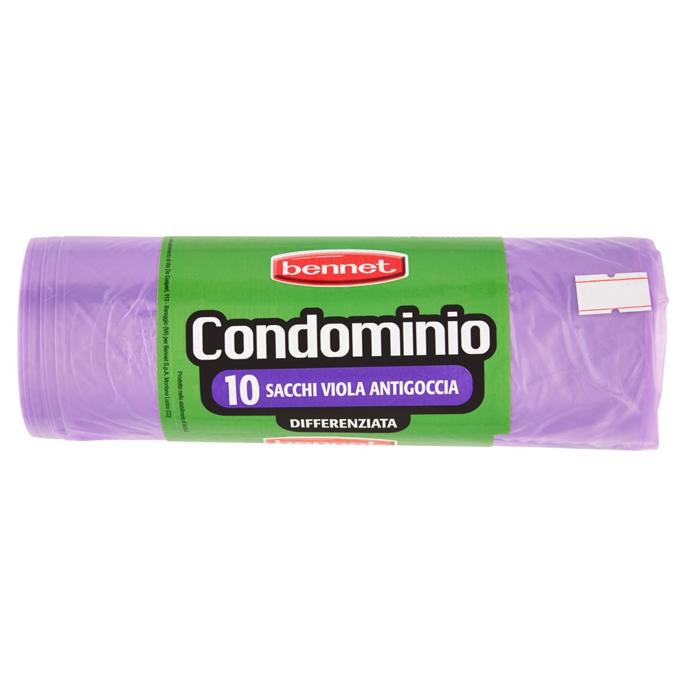 Sacchi Per Immondizia Condominiali Viola Bennet Da L.110