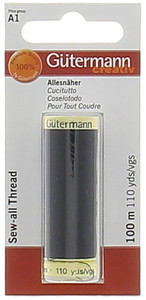 Filo Per Cucire Colore 000 Nero Mt.100 Gutermann - Foto 1