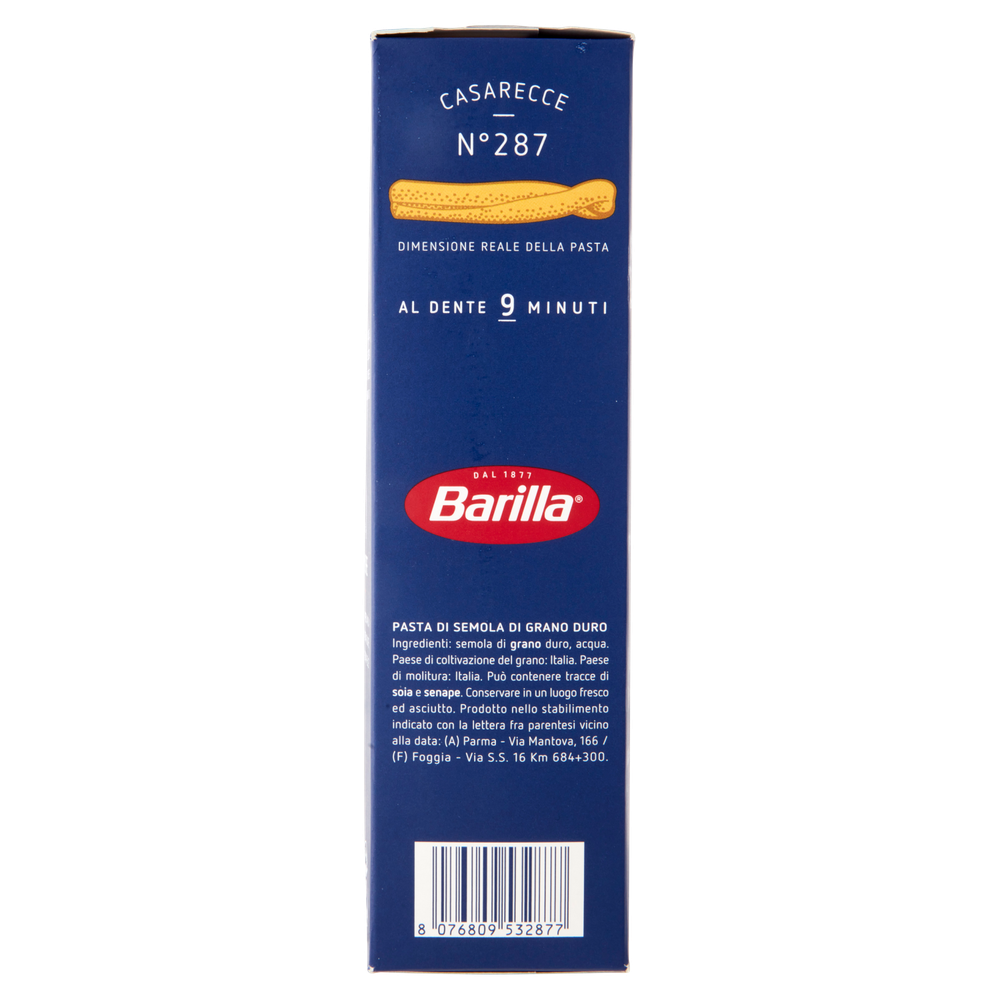 Pasta Casarecce N.287 100% Grano Italiano Barilla - Foto 2