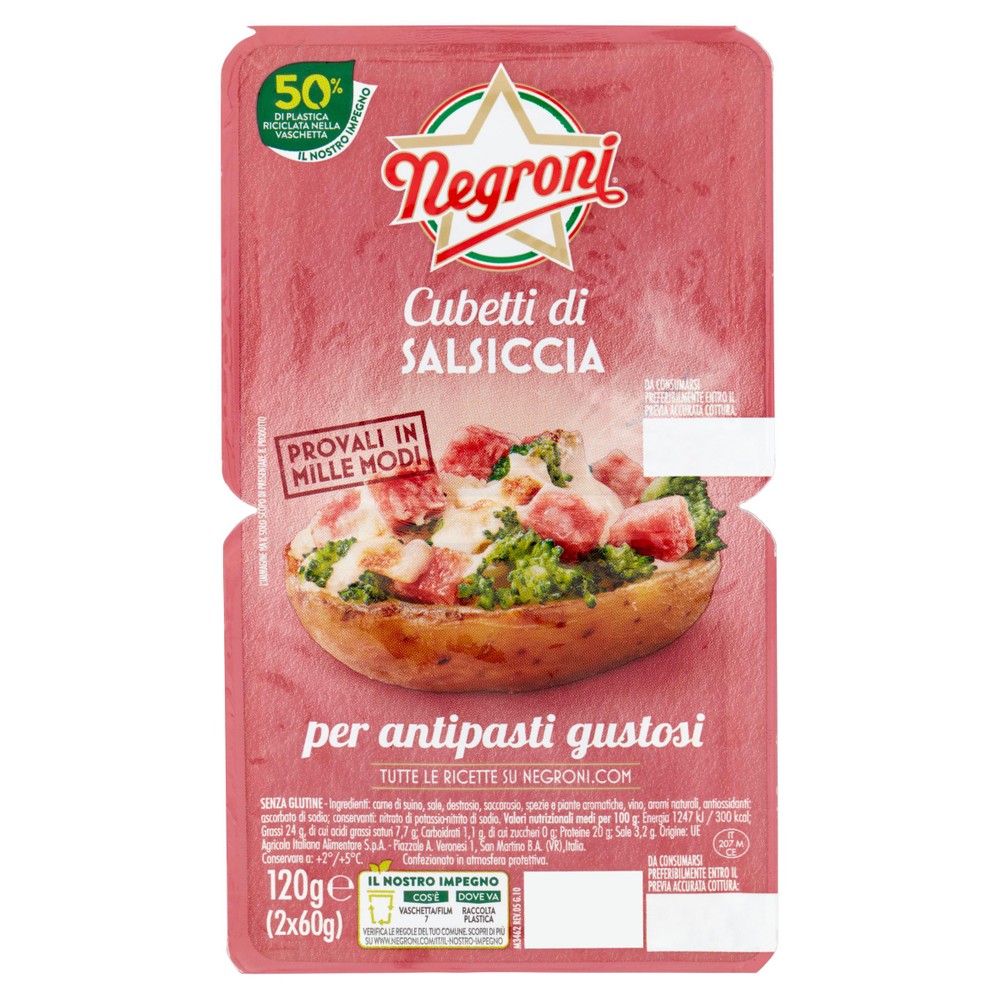 Cubetti Di Salsiccia Negroni - Foto 1
