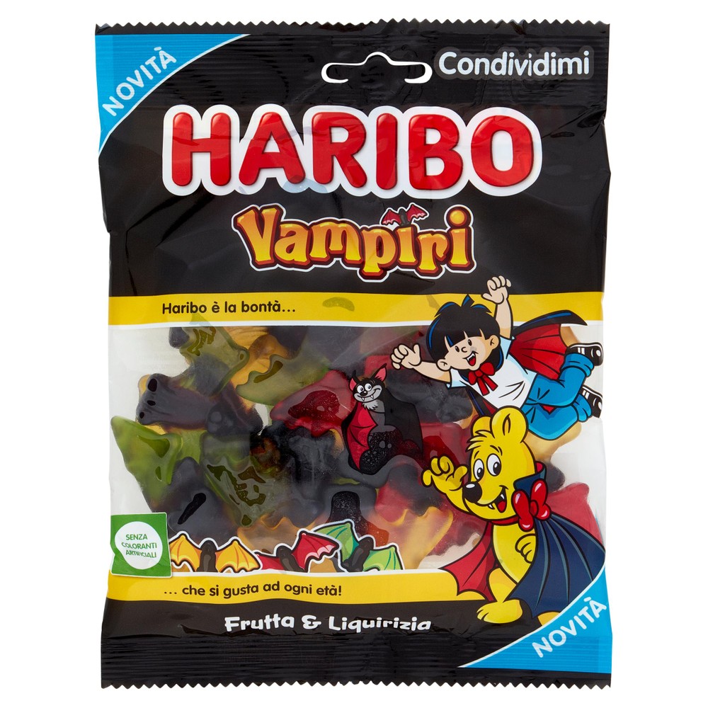Caramelle Gommose Vampiri Ai Gusti Frutta E Liquirizia Haribo - Foto 1