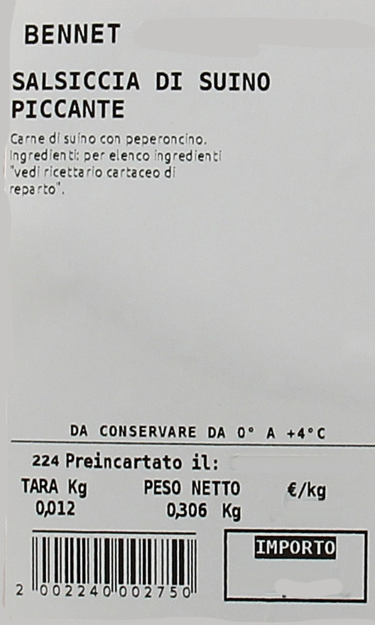 Salsiccia Piccante Di Suino - Foto 3