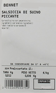 Salsiccia Piccante Di Suino - Foto 3