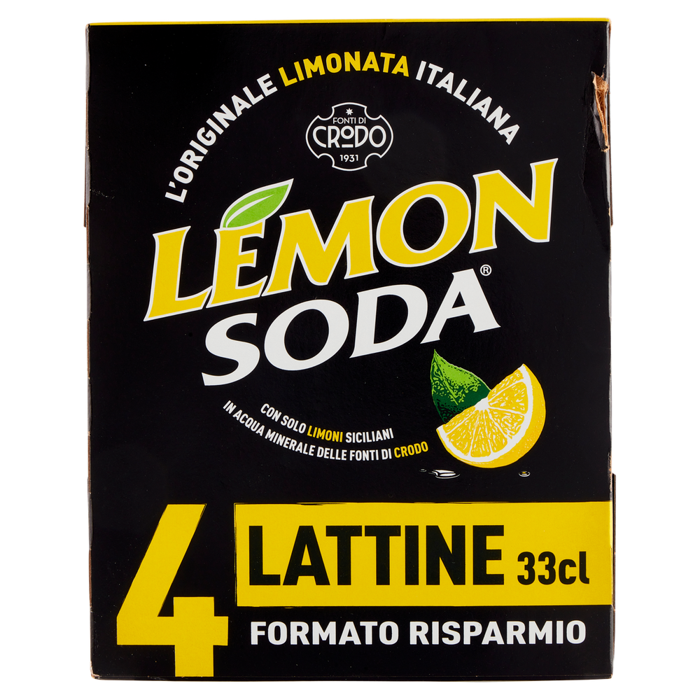 Lemonsoda 4 Lattine Da Cl.33