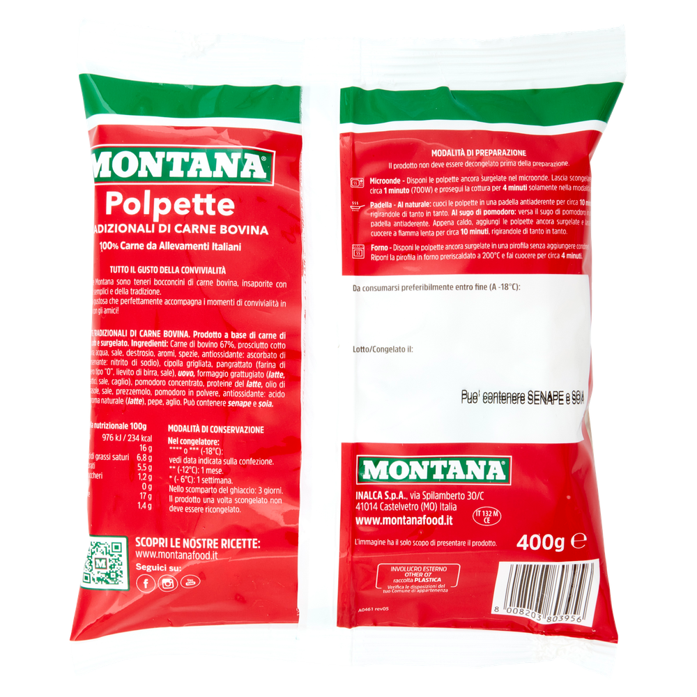 Polpette Tradizionali Montana 400 Gr - Foto 3