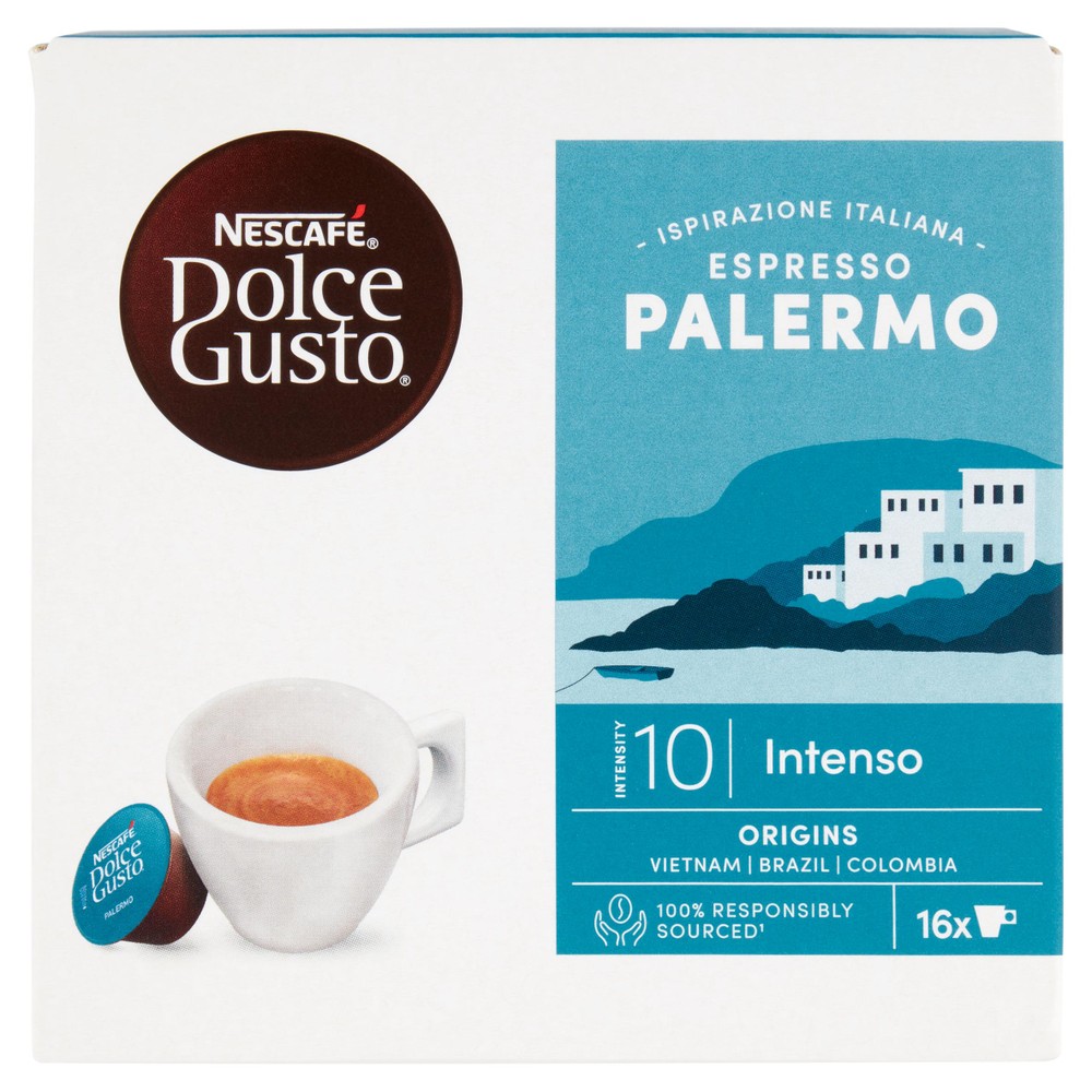 Nescafé Dolce Gusto Espresso Palermo Caffè 16 Capsule Compatibili